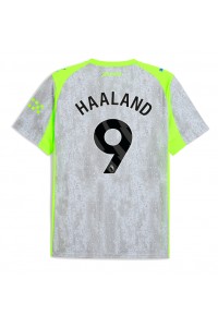 Fotbalové Dres Manchester City Erling Haaland #9 Třetí Oblečení 2025-26 Krátký Rukáv